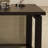 Black Rectangular Solid Wood Desk-109334463