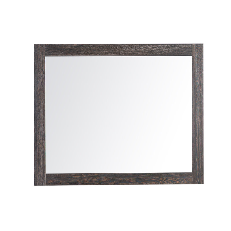 Miroir Hampden, H 28,3 po x l 36 po, Chêne foncé