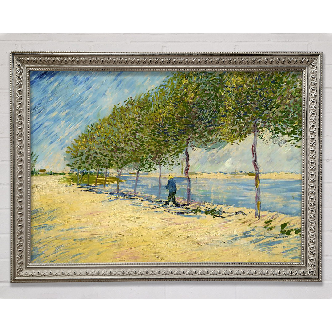 Entlang der Seine von Vincent Van Gogh - Einzelbildrahmen Druck