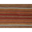 Striped Area Rug in Brown/Red