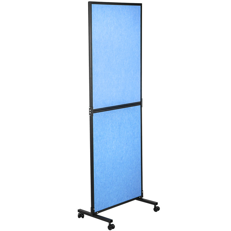 Cloisons de protection acoustique H 66 po x l 24 po, Bleu clair
