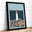 Sentinel Lighthouse Coastal - Framed Print-1939192984-1939192990