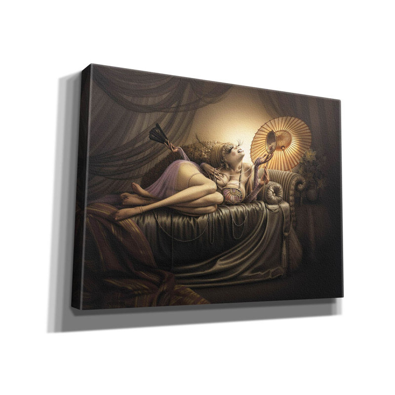 «Ida Slave To Love On Canvas» par Kirk Reinert, reproduction, H 12 po x l 16 po x P 0,75 po