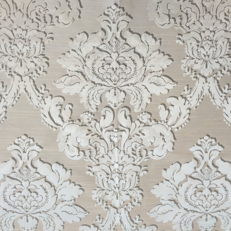 Damask Jacquard | Chandler Fabric_CHANDLER, Champagne