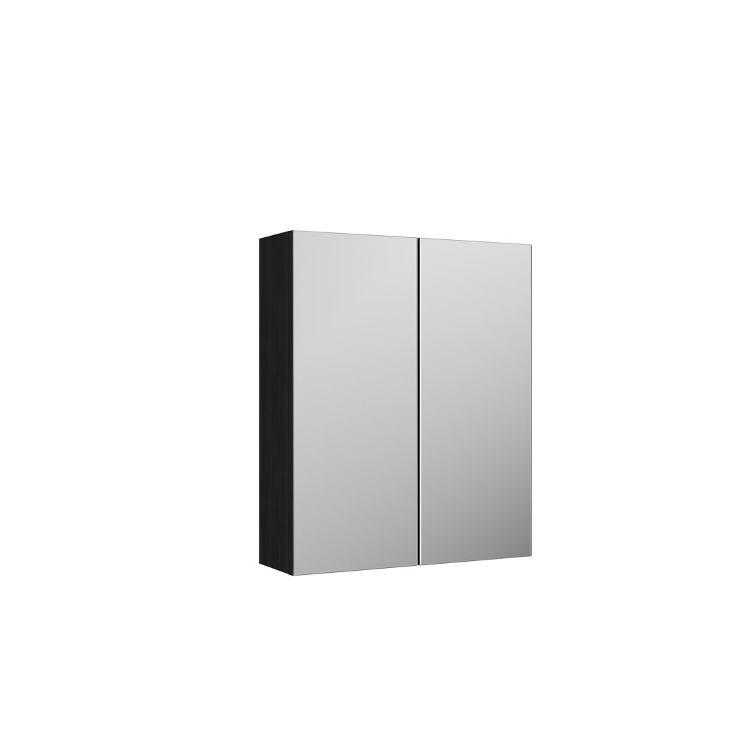 80mm W 71mm H Surface Frameless Medicine Cabinet Mirror Fixed
