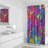 Tish Abstract Shower Curtain-1714498485