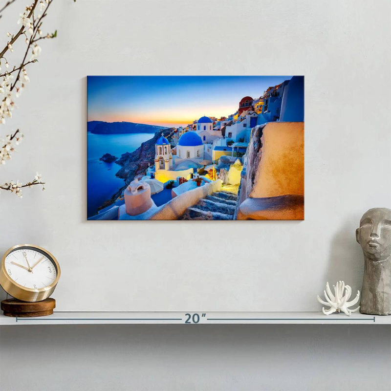 Ravi Dusky Oia, 8" H x 12" W