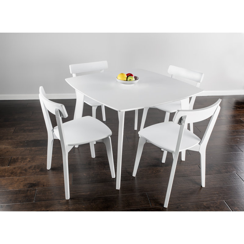 Ensemble repas pour 4 personnes Arliss, Blanc