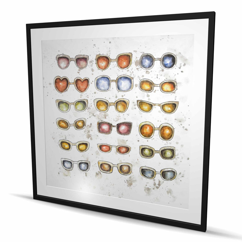 Impression de mode pour femmes avec lunettes de soleil pour femmes | Décoration intérieure