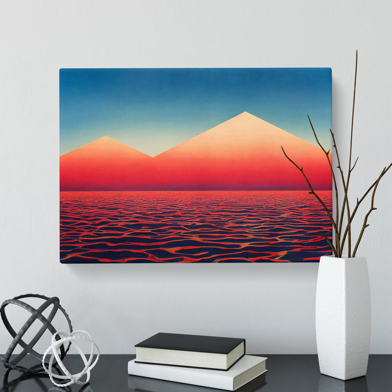 Special Abstract Mountains - Wrapped Canvas, 40cm H x 60cm W x 3cm D
