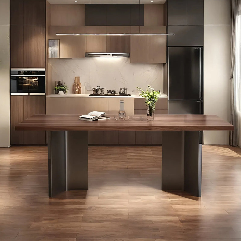 Table de salle à manger luxueuse, H 29,52 po x L 78,74 po x l 31,49 po