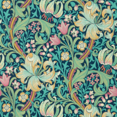 Lily 10.05m x 52cm Matte Wallpaper Roll