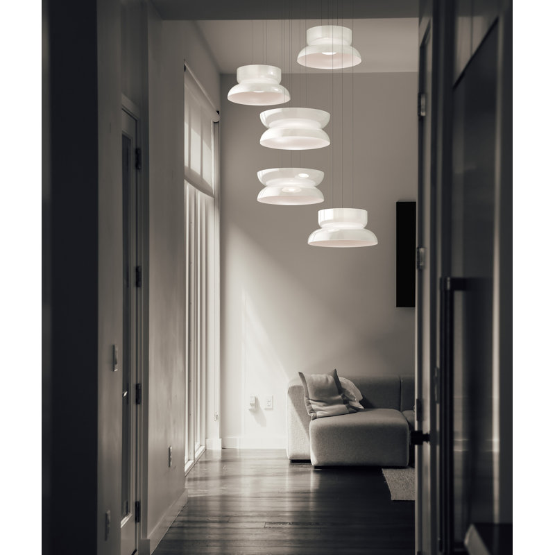 Luminaire suspendu géométrique à 2 lumières Totem