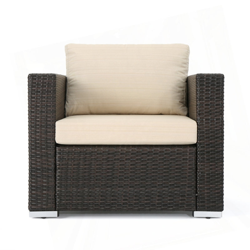 Chaise d'extérieur en osier