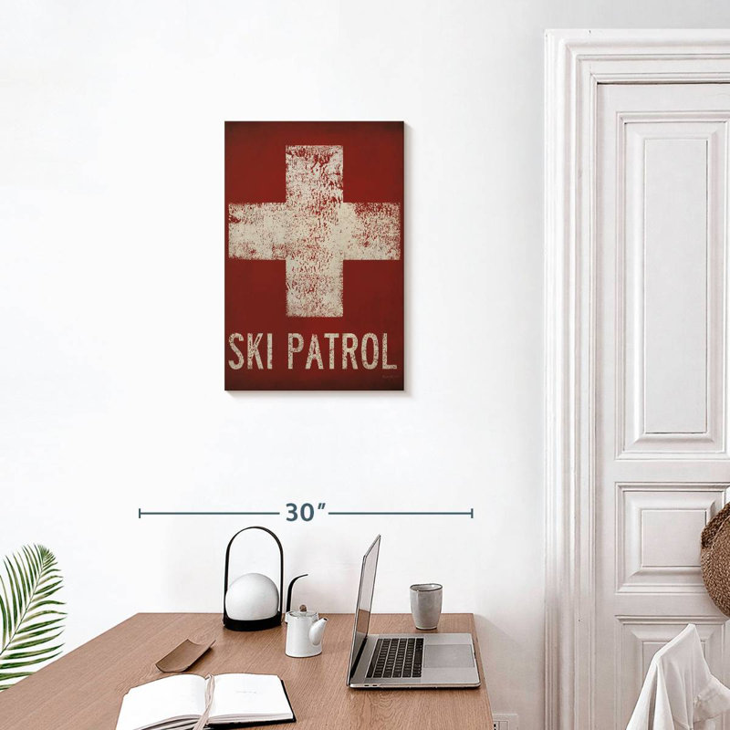 Sireci Ski Patrol, 24" H x 16" W