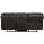 Revêtement en microfibre gris 3 pièces Modern
