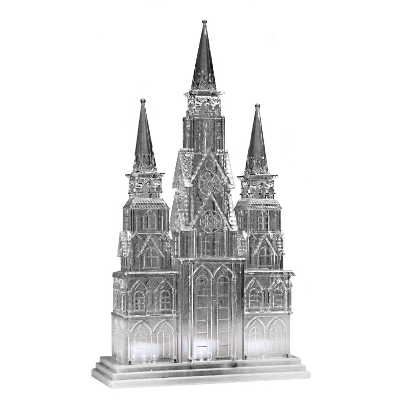 Cathédrale de Noël pré-éclairée 17 po The Holiday Aisle®
