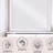 Katia Weathered White Finish Mirror