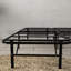 Black Steel King Platform Foundation, 14 - Inch Tall With Underbed Space, No Box Spring Required, Fast Setup Heavy Duty Bed Elevated Design, Spring, 5 Minute-749160239