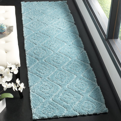 Ashburnham Olympia Shag Performance Geometric Rug