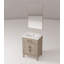 Meuble-lavabo simple 24 po X P 18 po P, comptoir en acrylique et Miroir-1295144443