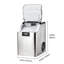 Machine à glaçons de comptoir, 44 lb par jour, machine portative autonettoyante avec pelle, panier à glaçons de 4 lb, machine à glaçons avec glaçons à croquer pour la maison, la cuisine, le bureau, le bar et la fête