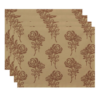 Slezak Polyester Floral Rectangle Placemat