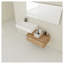 Armoire de salle de bain 30 po avec lavabo en résine - Créez une unité de rangement à atmosphère relaxante