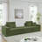 L-Shaped Sofa with Removable Ottoman, Deep Seat and Throw Pillows-1226718699