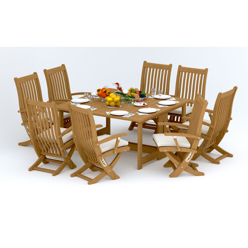 Warwick Outdoor Teak Dining Set, 6