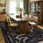 Palos Vintage Washable Snake Black 8X10 Area Rugs For Living Room Bedroom Indoor Low Pile Rug for Dining Room Carpet-1669370486