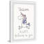 «Kapono Unicorn Always Believes in You», reproduction encadrée-2062425203