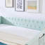 Lit de jour convertible rembourré avec lit gigogne escamotable et rangement latéral-130987151-130987149