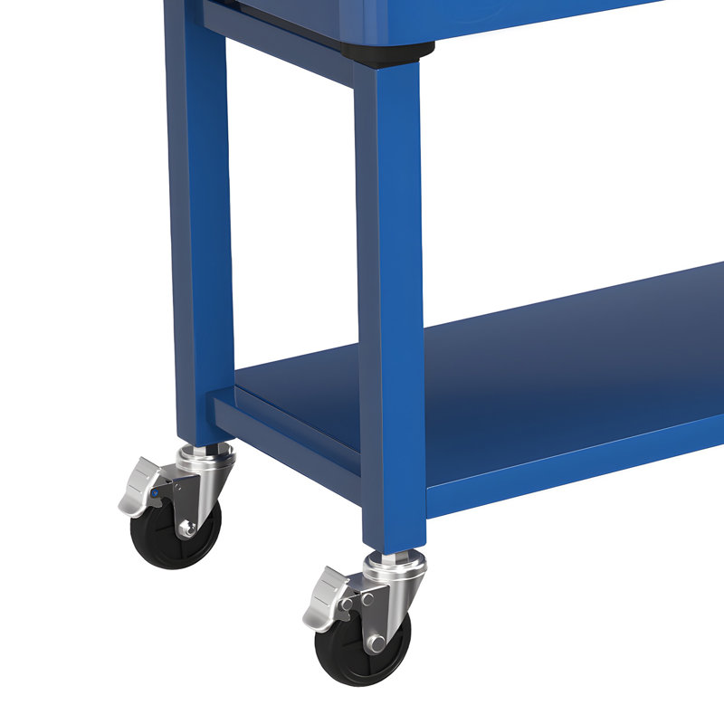 Edrosie Inc Patio extérieur classique de 80 po, chariots de refroidissement de balcon, chariots de refroidissement extérieurs avec ouvre-bouteille