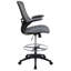 Chaise de dessinateur en polyester / mélange de polyester H 50,75 po x l 24,5 po x P 25,5 po-1310716716