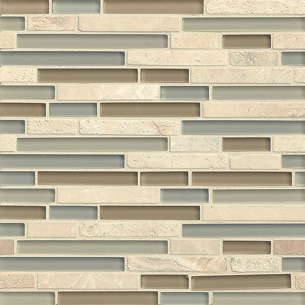 Eclipse Glass Linear Mosaic Wall Tile