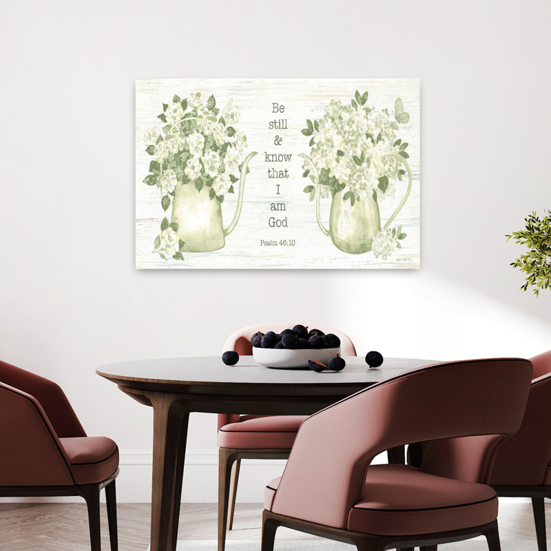 Art contemporain, art moderne hortensia rustique moderne, H 24 po x l 36 po