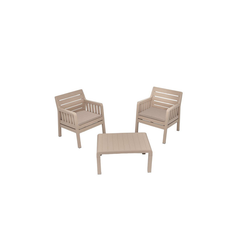 Cardamom 4 - Person Patio Dining Set with Rectangular Table