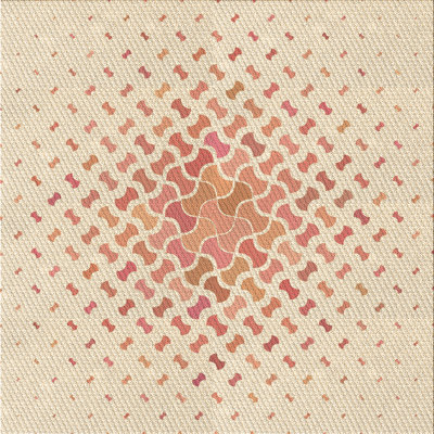 Tapis brun en laine