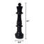 37" Giant Plastic Chess Set with Quick Fold Nylon Board