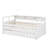 Daybed With 2 Trundles, Storage Shelves, 1 Light For Free And USB Charging Design-586587639