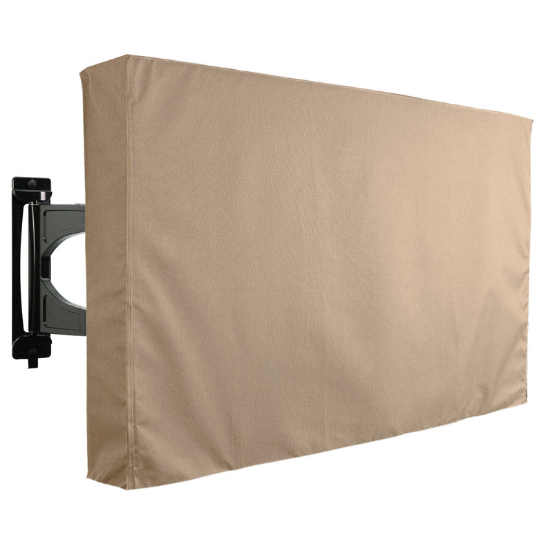 Housse de protection universelle pour téléviseurs résistante aux intempéries, 50 po à 52 po