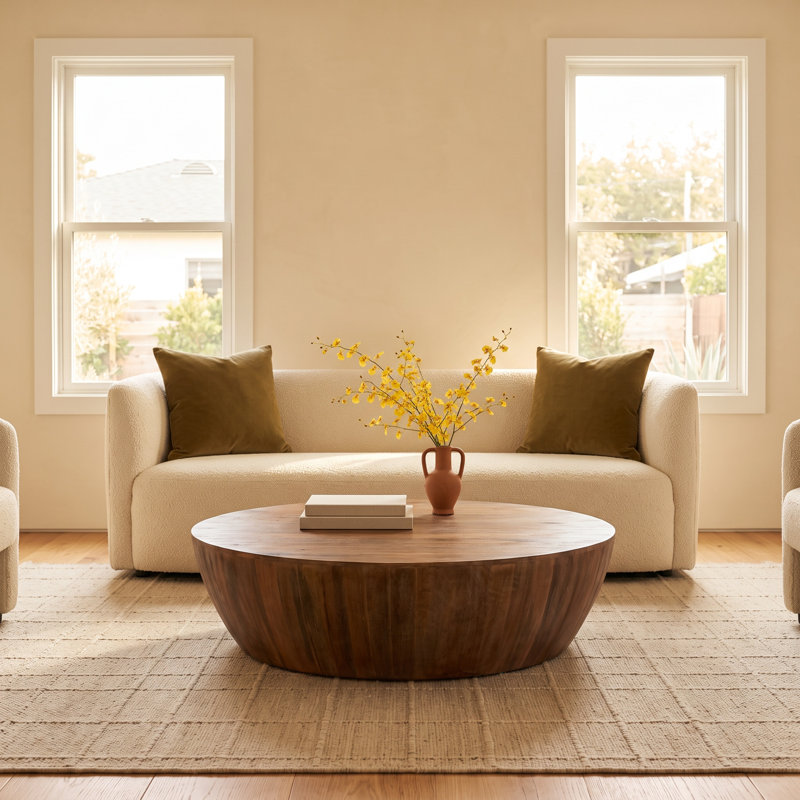 Ruth Solid Wood Top Coffee Table