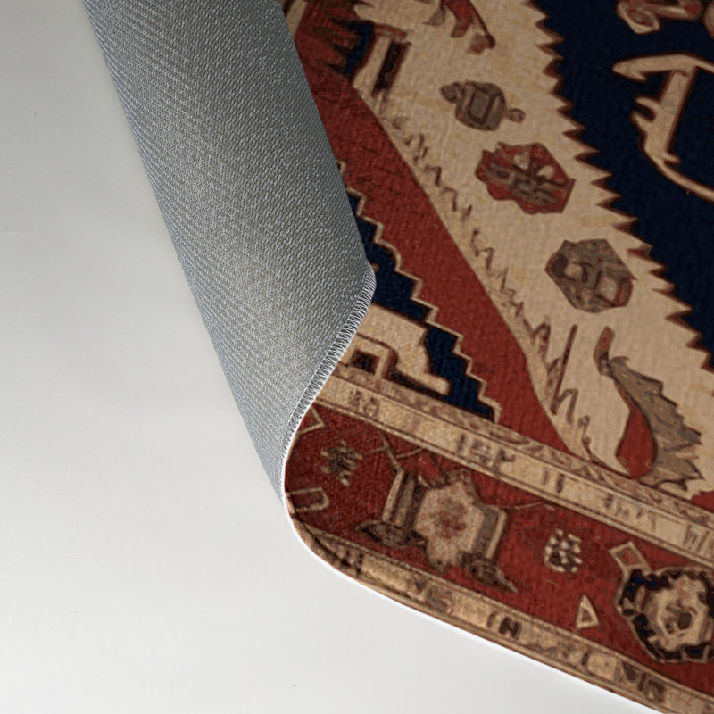Tapis d'intérieur et d'extérieur brun Persian, Rectangulaire 3 pi x 5 pi