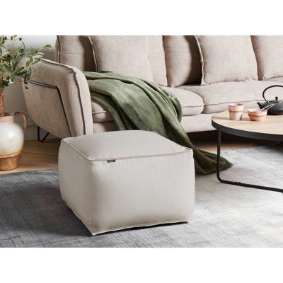 Abdulraheim 50cm Wide Square Pouffe Ottoman
