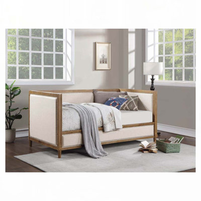 Mobilier de chambre à coucher avec garniture cloutée pour lit de jour Upholstery
