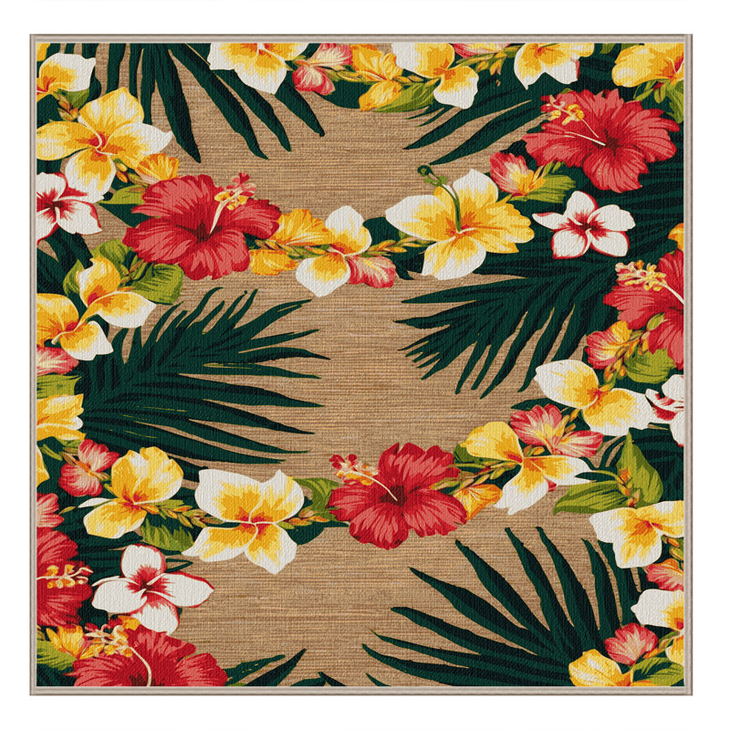  Tapis hawaïen lavable hawaïen, Rectangulaire 2 pi x 3 pi
