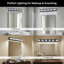 Luminaire à DEL à intensité variable pour meuble-lavabo-122056466-100536433