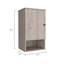 Pharmacie, deux tablettes internes, une porte, une tablette-746424183