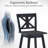 Luvine Swivel Solid Wood Counter Stool-335806296-335806298